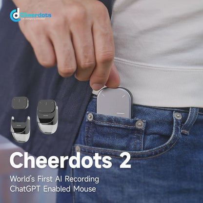 Cheerdots Mouse with AI Voice, Wireless Bluetooth Laser Pointer and Recording